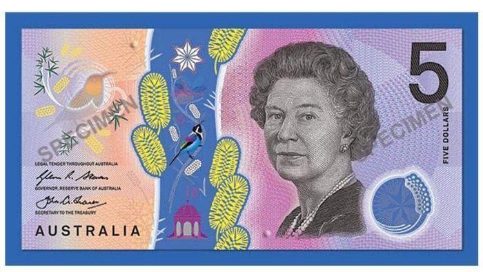 Australia Rilis Uang Kertas 5 Dolar yang Ramah Tunanetra