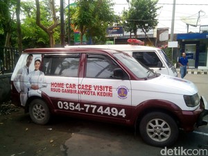 Mobil Home Care, Jemputan Gratis ke RS untuk Warga Tak Mampu di Kediri