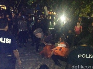 Pasangan Bule Peragakan Adegan Menindih Polisi yang Tewas di Pantai Legian