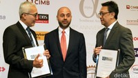 Bahana Securities dan Bahana TCW Investment Managemen sabet dua penghargaan masing-masing Best Equity House in Indonesia dan Best Asset & Fund Manager in Indonesia  2007-2016. . Pool/dok. Bahana.