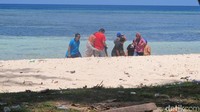 Jarak dari Pantai Koguna ke Wakatobi pun tak jauh sekitar 2 jam naik boat. Sayang, belum ada boat yang tersedia di sana hanya beberapa boat carter saja (afif/detikTravel)