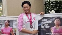 Nyatanya kesehatan dengan film yang ia perani membangkitkan kesadaran berlebih lagi. Memerankan sebagai wanita penderita kanker, Agni memilih untuk semakin peduli. Pool/Noel/detikFoto.
