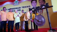 Ketum Golkar Setya Novanto membuka Rapat Koordinasi Teknis (Rakornis) Pemenangan Pemilu Wilayah Indonesia 1 Partai Golkar.