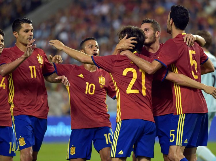 Spanyol Tundukkan Belgia 2-0