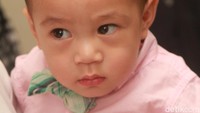 Rafathar terlihat sangat menggemaskan. Pool/Gus Mun/detikFoto.