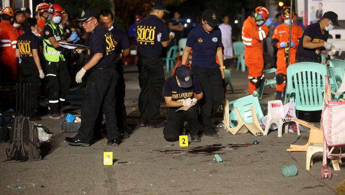 Filipina Tangkap 3 Tersangka Terkait Ledakan Bom di Kota Asal Duterte