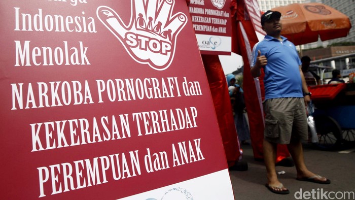 Ilustrasi menolak pornografi (Foto: Rachman Haryanto) Ilustrasi menolak pornografi (Foto: Rachman Haryanto)