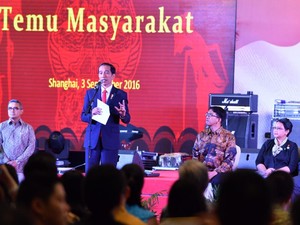 Presiden Jokowi Ajak Orang Indonesia yang di Tiongkok Promosi Wisata