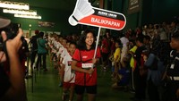 Parade peserta final audisi dari berbagai daerah pada upacara pembukaan, Jumat 2 September 2016. (Foto: dok. PB Djarum)