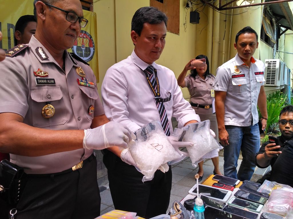 Napi Lapas Subang Kendalikan Peredaran Sabu Seberat 13 Kilogram