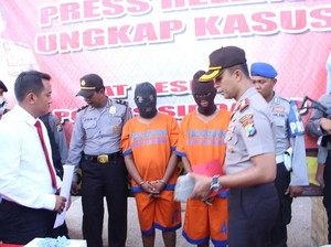 Dua Pemuda Spesialis Pelempar Paving Diamankan
