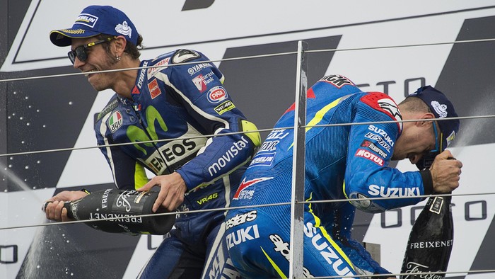 Podium Silverstone yang Bikin Rossi Amat Gembira