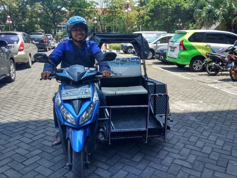 Kumpulan Gambar modifikasi motor ojek padi Terbaru