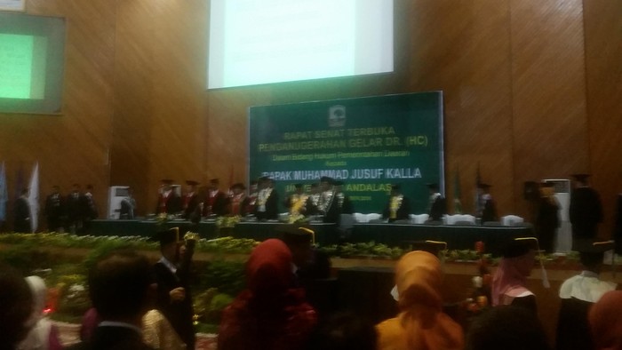JK Terima Gelar Honoris Causa dari Universitas Andalas