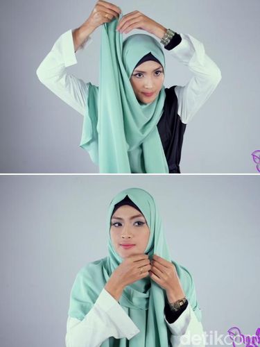 Tutorial Hijab Pastel untuk ke Kantor Ala Rapper Cantik 