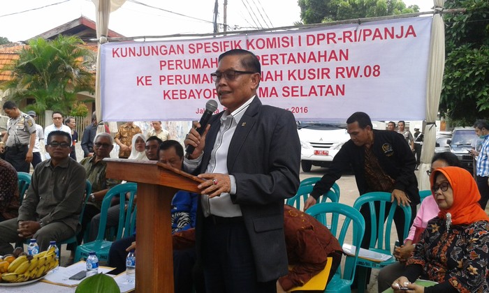 Anggota DPR Dengar Curhat Keluarga Purn TNI yang akan Diusir dari Kompleks Kodam