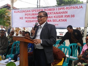 Anggota DPR Dengar Curhat Keluarga Purn TNI yang akan Diusir dari Kompleks Kodam