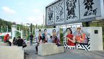 Potret Taman Pandang Istana yang Unik di Jakarta