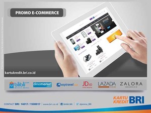 Belanja Online Penuh Diskon dan Terjamin Aman dengan Kartu Kredit BRI Touch