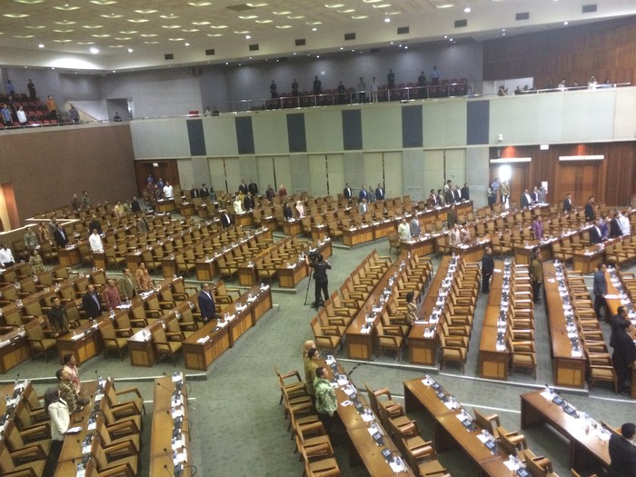 Paripurna Bahas Kepala BIN Molor 2 Jam, 316 Anggota DPR Tak Hadir