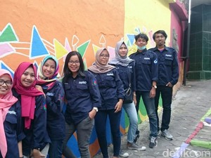 Ini Dia Mahasiswa Pencetus Kampung Warna-Warni di Kota Malang