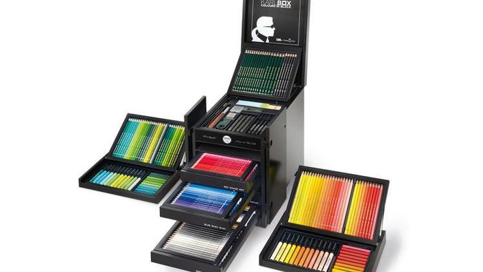 Karl Lagerfeld merilis pensil warna eksklusif dengan Faber-Castell