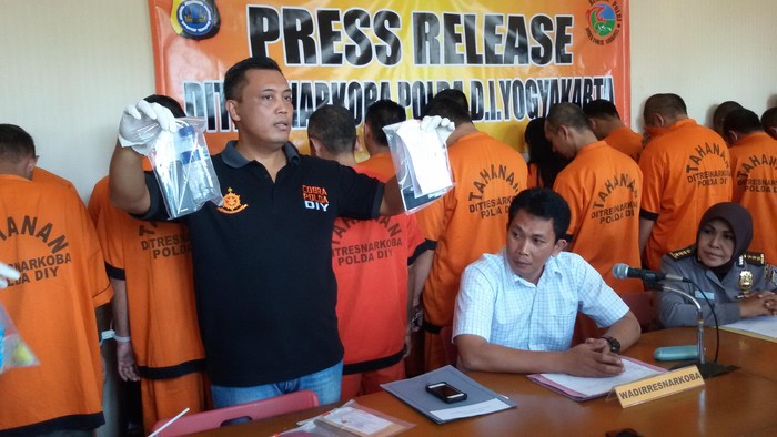 Dalam 3 Bulan, Polda DIY Tangkap 111 Orang Terkait Narkoba