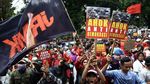 Demo Tolak Pencalonan Ahok di DPP PDIP