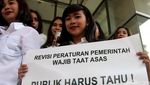 Belasan Wanita Demo di BRTI