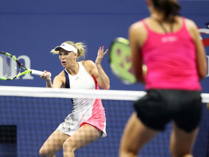 Suara ugh dari petenis dijelaskan secara ilmiah. Foto: Reuters Suara ugh dari petenis dijelaskan secara ilmiah. Foto: Reuters