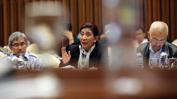 Telat Kirim Bahan Rapat, Susi Ditegur Anggota DPR