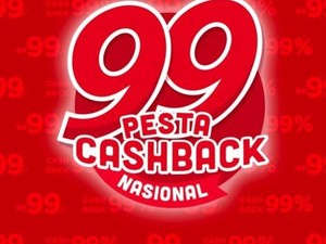 Pesta CashBack Nasional, 99 E-Commerce, Casback s/d 99%, Mulai Dari Rp 99,-