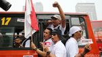 Polisi Bubarkan Demo Tolak Ahok di Bundaran HI