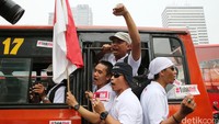 Demonstrasi hanya berlangsung sekitar 20 menit.