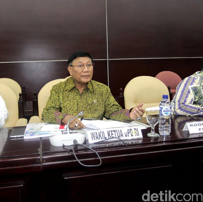 Tunggu Pengumuman KPK, Pimpinan DPD Kumpul di Senayan