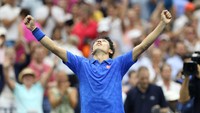 Nishikori tidak mendapatkan kemenangan tersebut dengan mudah. Ia terlebih dulu bertarung lima set melawan Murray, sebelum akhirnya menang dengan kedudukan 1-6, 6-4, 4-6, 6-1, dan 7-5. Jerry Lai-USA TODAY Sports.