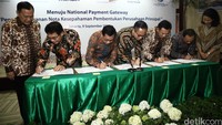 Pembentukan perusahaan kartu kredit nasional ini untuk meningkatkan efisiensi transaksi perbankan nasional.