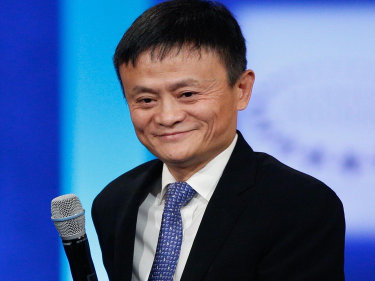 NEW YORK, NY - SEPTEMBER 29: Jack Ma, Executive Chairman of Alibaba Group smiles on stage at the closing session of the Clinton Global Initiative 2015 on September 29, 2015 in New York City.  (Photo by JP Yim/Getty Images)