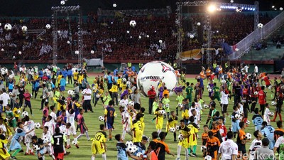 Semarak Haornas di Stadion Gelora Sidoarjo