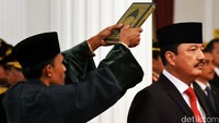 Budi Gunawan disumpah.