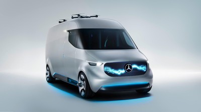 Tampang Mobil Otomatis Berbentuk Van Milik Mercedes-Benz