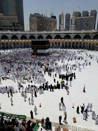 Suasana Masjidil Haram saat lengang (Kompol Risben/Istimewa)