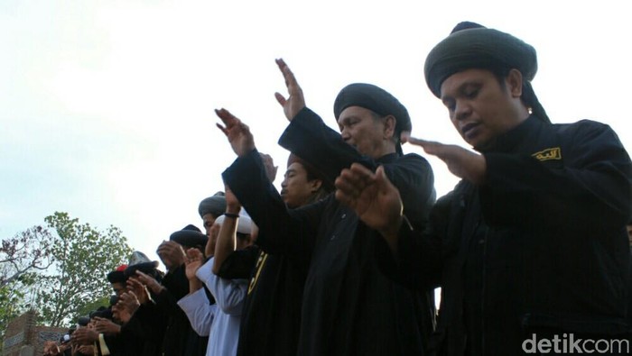 Jemaah An Nadzir Salat Idul Adha/ Daeng detikcom