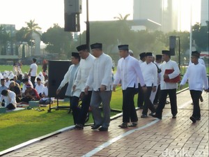 Dihadiri Komjen Syafruddin, Mabes Polri Sembelih 25 Ekor Hewan Kurban