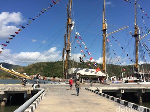 KRI Dewaruci Dibuka untuk Umum, Alternatif Tempat Berlibur Warga Lombok