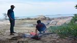 Pantai Tapak Antu di Bangka yang Tak Seseram Namanya