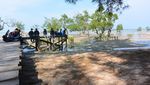 Pantai Tapak Antu di Bangka yang Tak Seseram Namanya