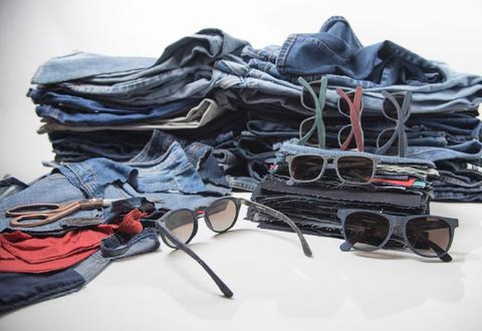 Unik dan Ramah Lingkungan Kacamata  Ini Dibuat dari Jeans 