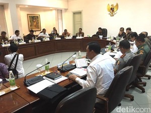 Presiden Jokowi Rapat dengan Beberapa Menteri Bahas RUU Pemilu