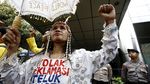 Puluhan Mahasiswa Demo Tolak Reklamasi Teluk Jakarta